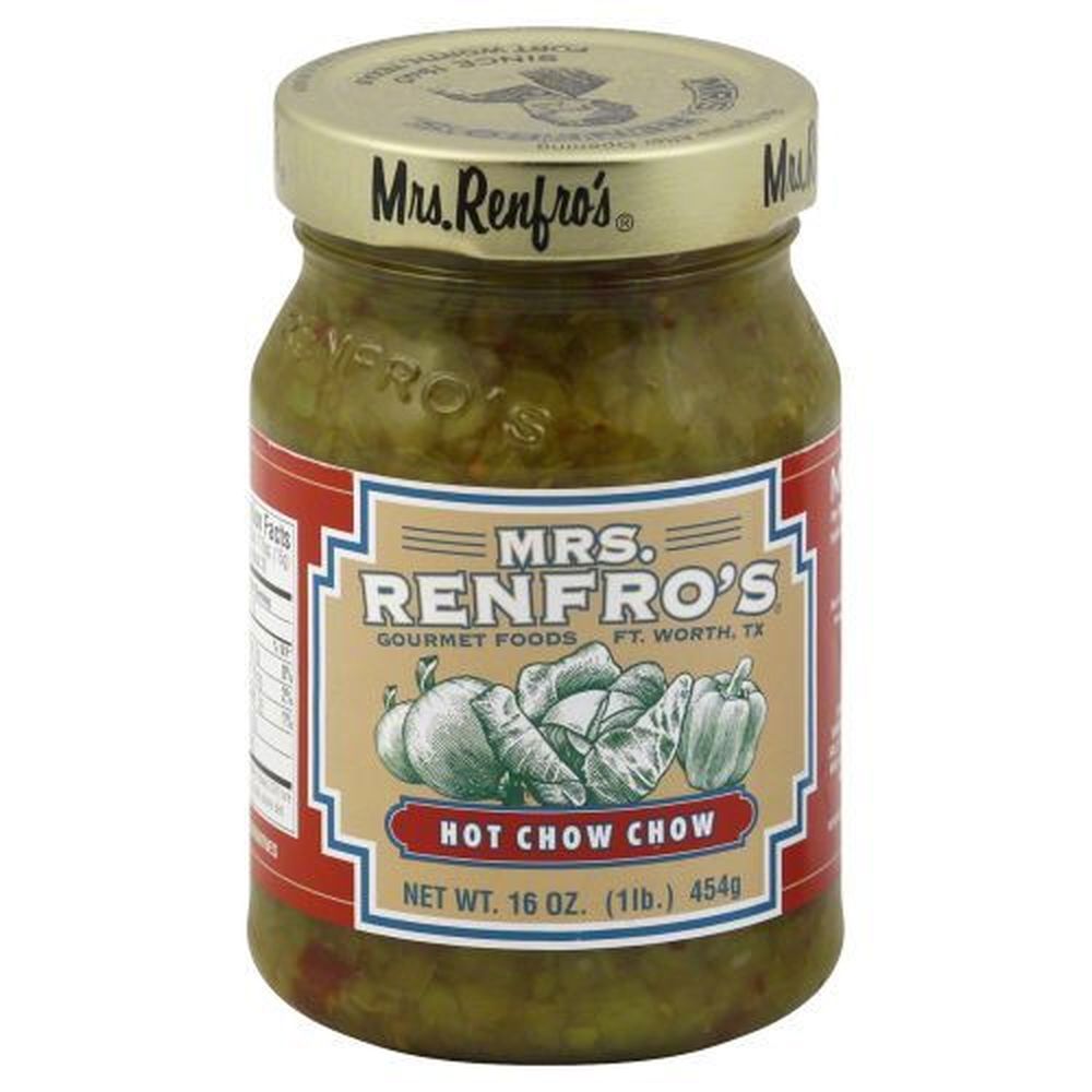 Mrs. Renfro's Hot Chow Chow Salsa, 16 Ounce -- 6 Per Case