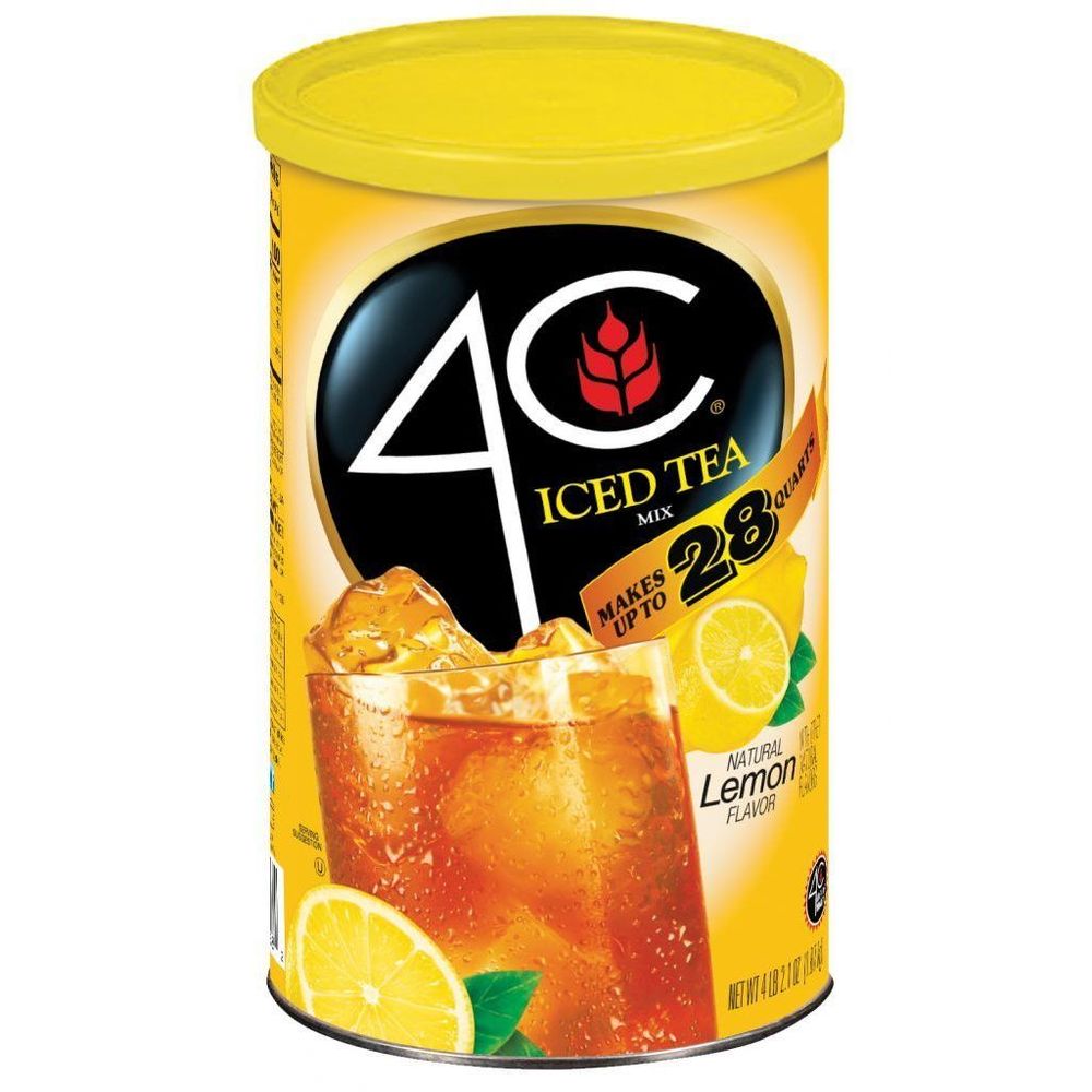 4c Foods Lemon Iced Tea Mix, 66.1 Ounce -- 3 Per Case