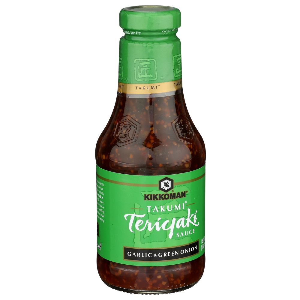 Kikkoman Takumi Garlic and Green Onion Teriyaki Sauce, 20.5 Ounce