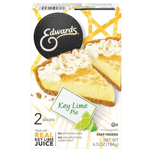 Edwards Key Lime Single Pie, 6.5 Ounce, 2 Count -- 12 Per Case