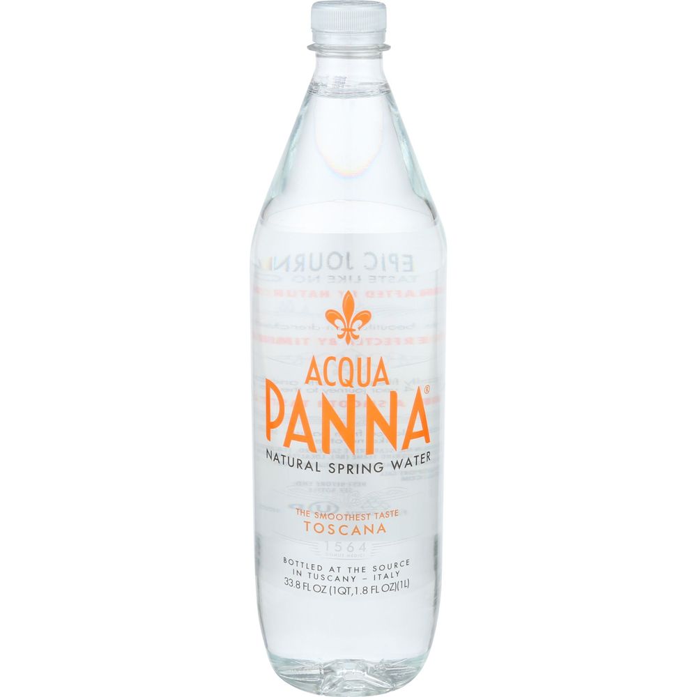 Acqua Panna Natural Spring Water, 33.8 Fluid Ounce Pet Bottle -- 12 Per Case