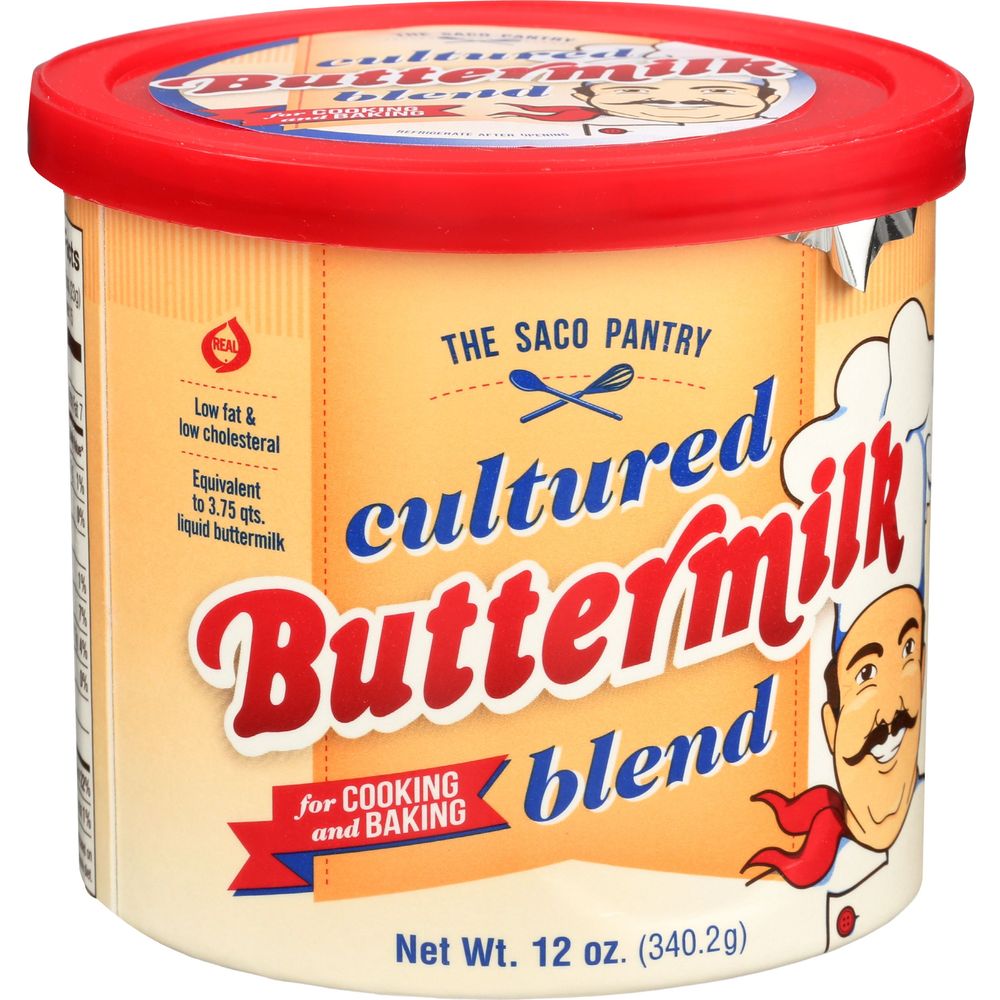 Saco Cultured Buttermilk Powder, 12 Ounce -- 6 Per Case