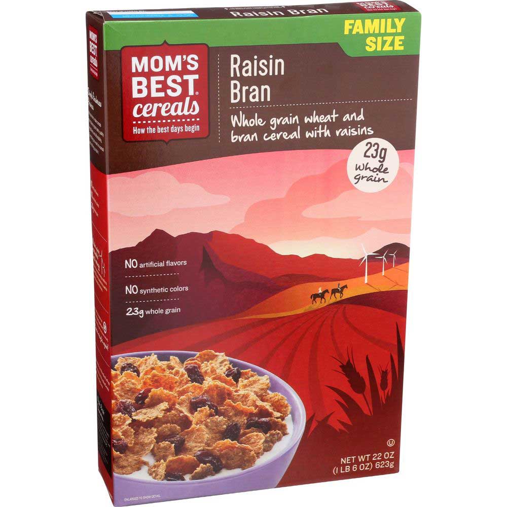 Mom's Best Raisin Bran Cereal, 22 Ounce -- 10 Per Case