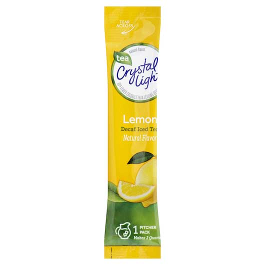 Crystal Light Decaffeinated Iced Tea Canister, 1.5 Ounce -- 1 Each