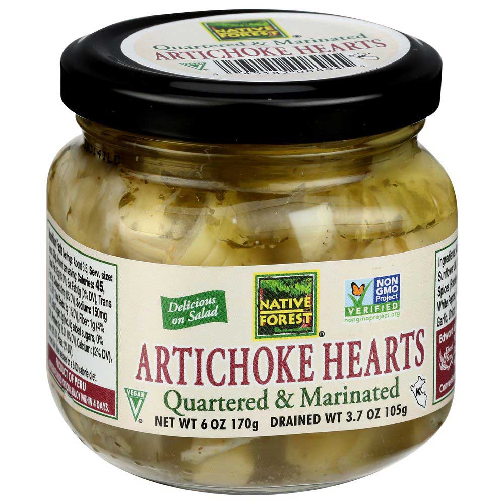Native Forest Marinated Artichoke Hearts, 6.5 Ounce -- 6 Per Case