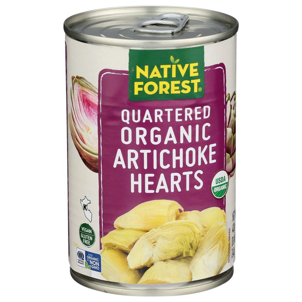 Native Forest Organic Quartered Artichoke Hearts, 14 Ounce -- 6 Per Case