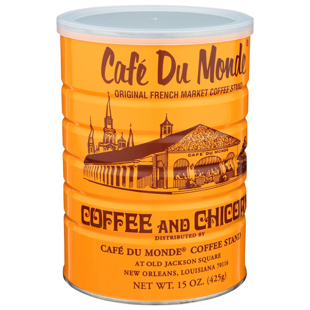 Cafe Du Monde Chicory Regular Coffee, 15 Ounce -- 12 Per Case