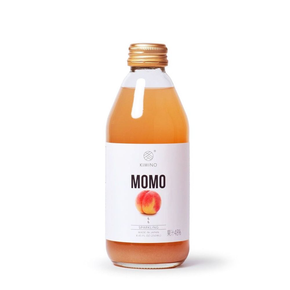 Kimino Momo Sparkling Juice, 8.45 Ounce -- 12 Per Case