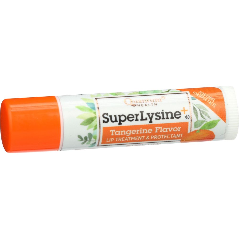 Quantum Coldstick Super Lysine Plus Tangerine Flavor Lip Treatment, 0.25 Ounce -- 18 Per Case