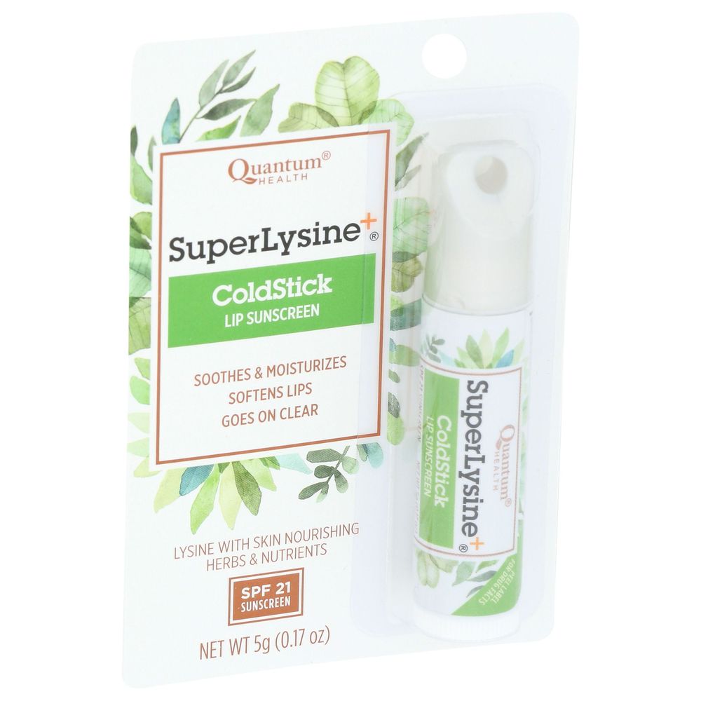 Quantum Super Lysine Plus Coldstick Lip Protectant, 0.18 Ounce -- 6 Per Case