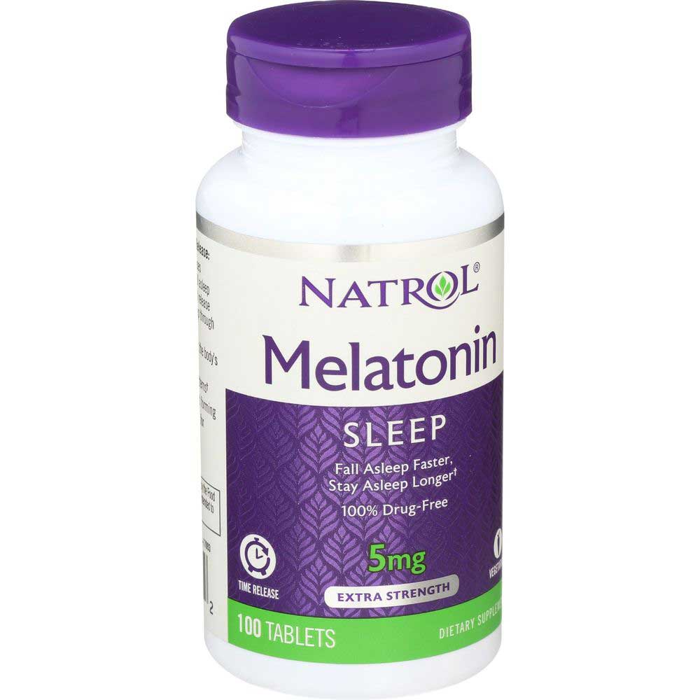 Natrol Melatonin Sleep Time Release 5mg Tablet, 100 Count