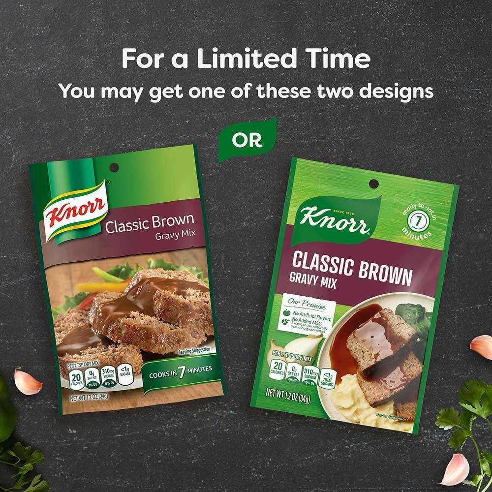 Knorr Classic Brown Gravy Mix, 1.2 Ounce -- 24 Per Case