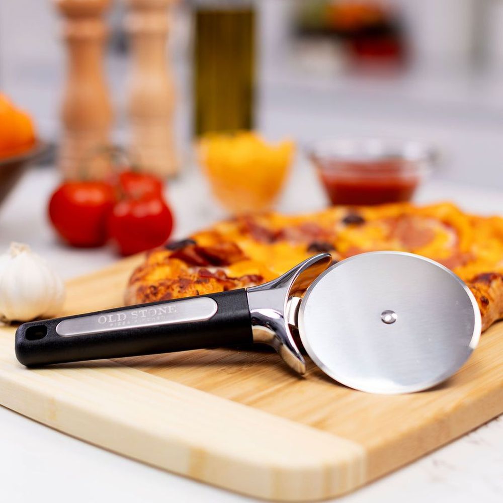 Old Stone Pizza Kitchen Premium Wheel Pizza Cutter With 3.5 Inch Cutting