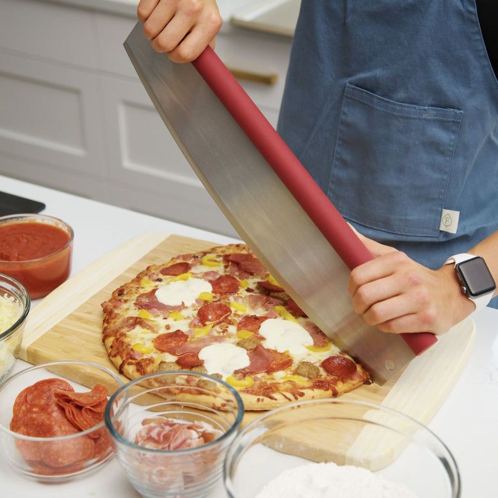 Old Stone Pizza Kitchen Pizza Rocker With Comfort Grip Handle, 18 Inch