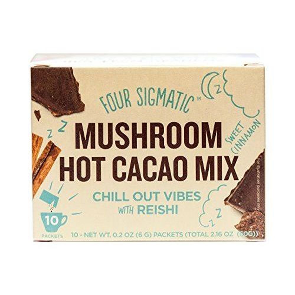 Four Sigmatic Organic Calm Mushroom Hot Cocoa Mix, 10 Count