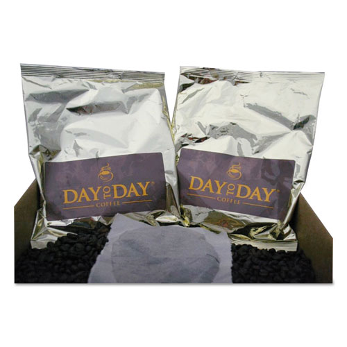 Day To Day Coffee Dark Roast 100 Percent Pure Coffee, 1.5 Ounce -- 36 Per Case