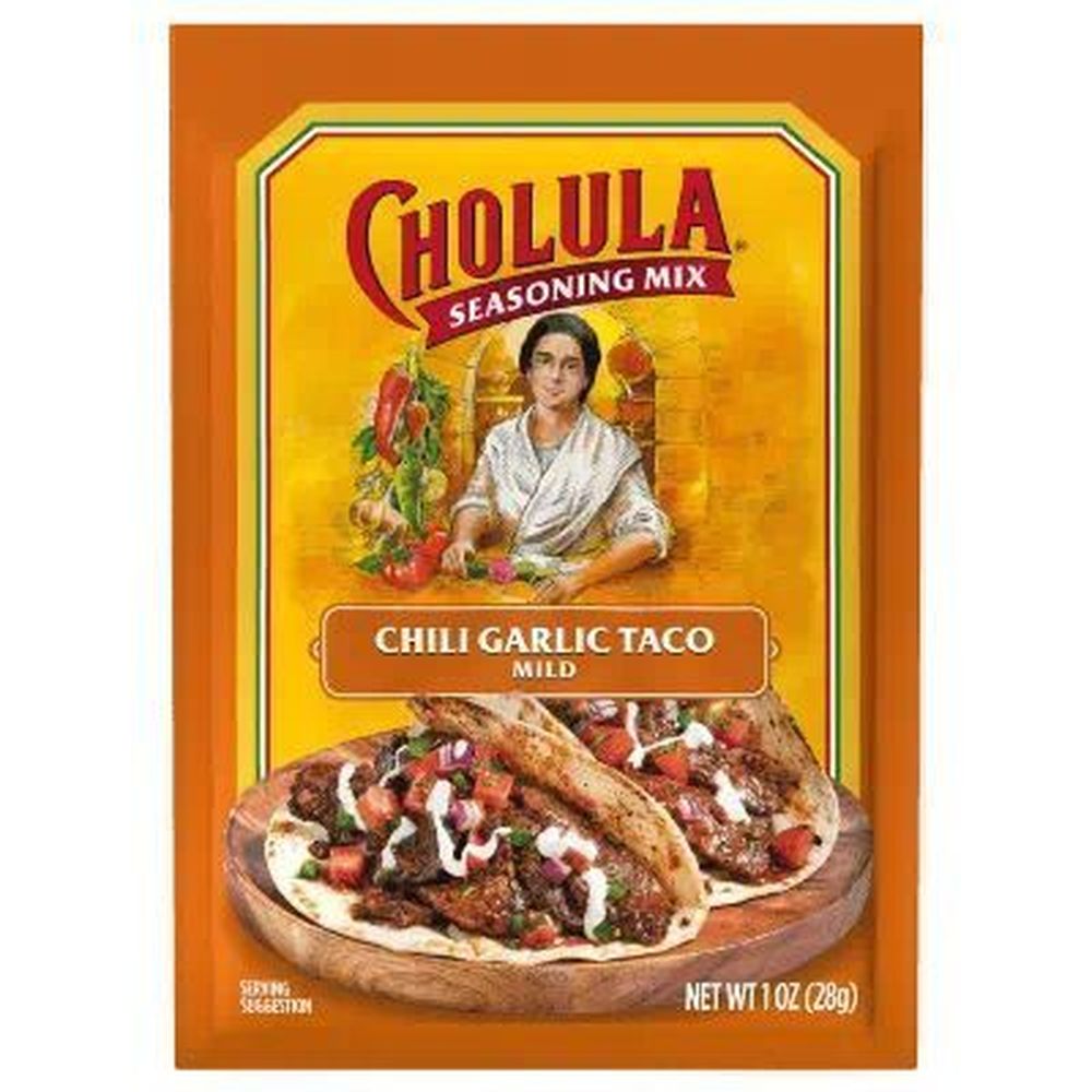 Cholula Chili Garlic Taco Mild Recipe Mix, 1 Ounce -- 12 per case