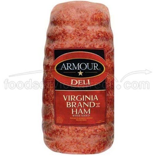 Armour Virginia Brand Ham, Water Added, 12 To 14 Pound -- 2 Per Case