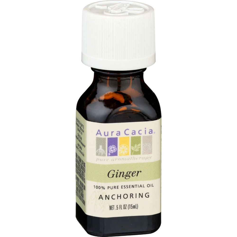 Aura Cacia Ginger Essential Oil, 0.5 Ounce