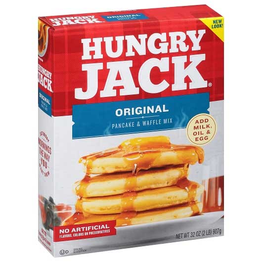 Hungry Jack Original Pancake And Waffle Mix, 32 Ounce -- 6 Per Case