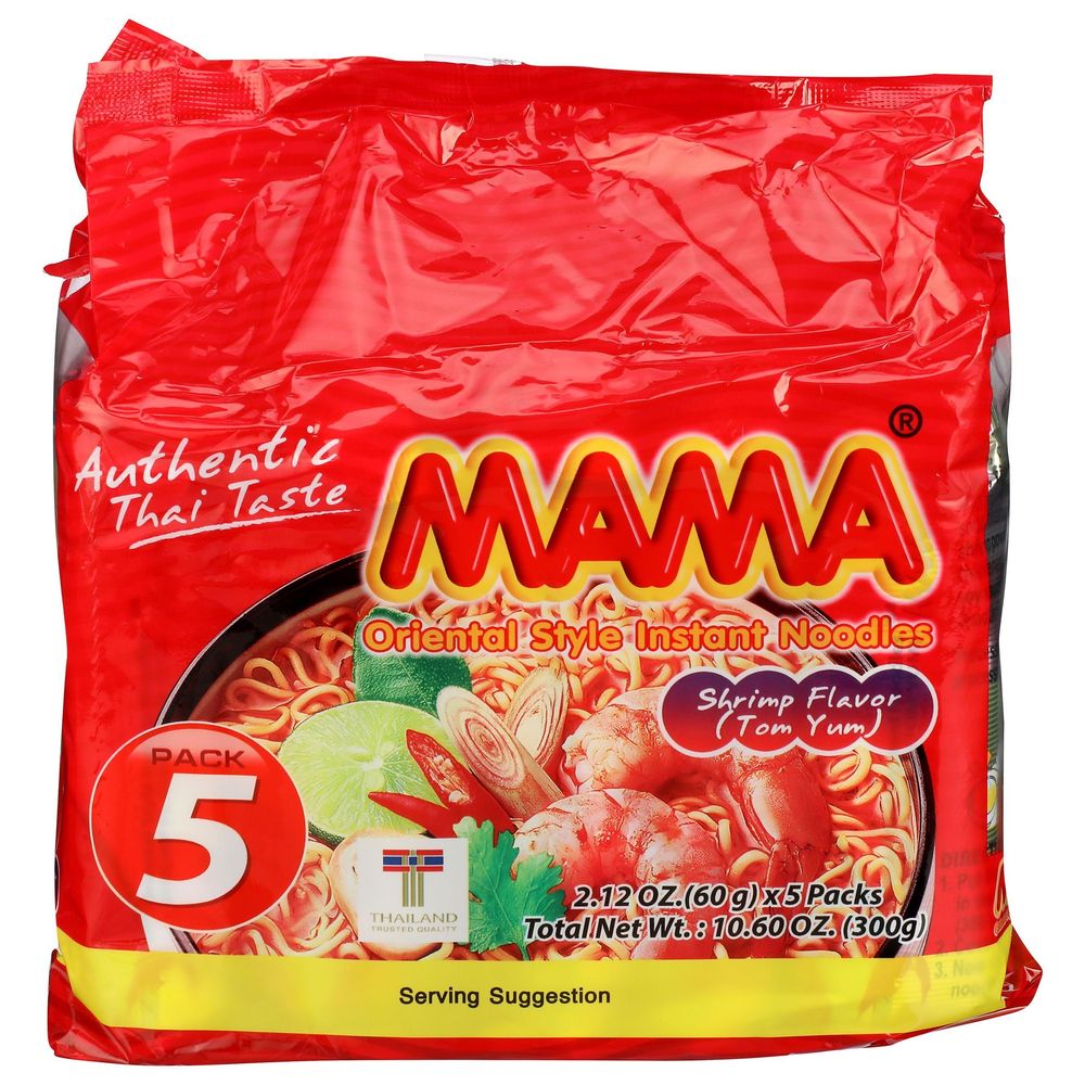 [専用出品]Yum Mama Shrimp Flavor Tom Yum Oriental Style Instant Noodles, 10.58