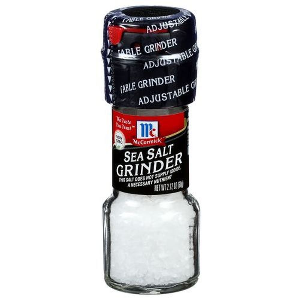 McCormick Sea Salt Grinder, 2.12 Ounce -- 6 per case
