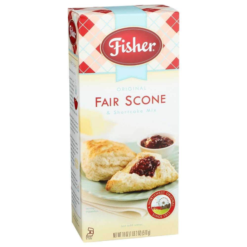 Fisher Original Fair Scone And Shortcake Mix, 18 Ounce -- 12 Per Case