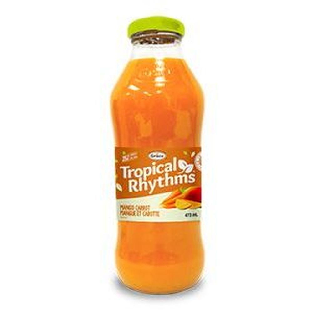 Grace Tropical Rhythms Mango Carrot Juice, 16 Ounce -- 12 Per Case
