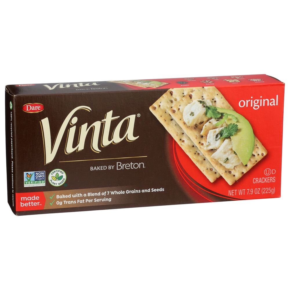 Vinta Original Crackers, 7.9 Ounce -- 12 Per Case
