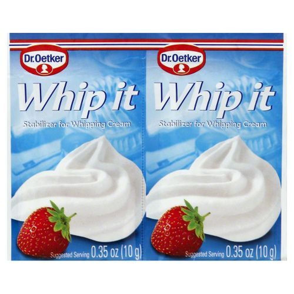 Dr. Oetker Whip It Whipping Cream Stabilizer, 0.7 Ounce -- 30 Per Case