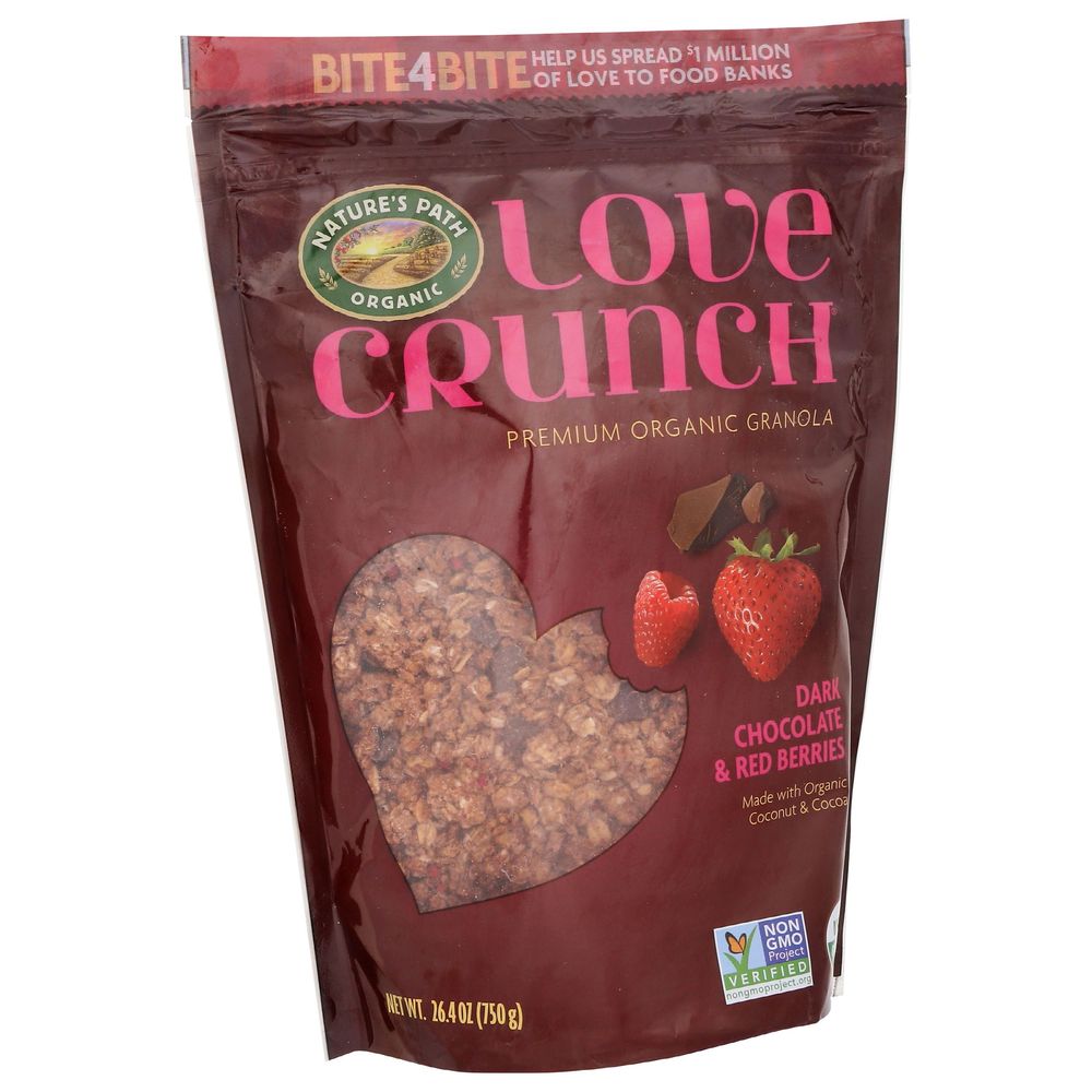 Love Crunch Organic Dark Chocolate And Red Berries Granola, 26.4 Ounce -- 6 Per Case
