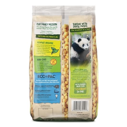 Envirokidz Gorilla Munch Panda Puffs, 26.5 Ounce -- 6 Per Case