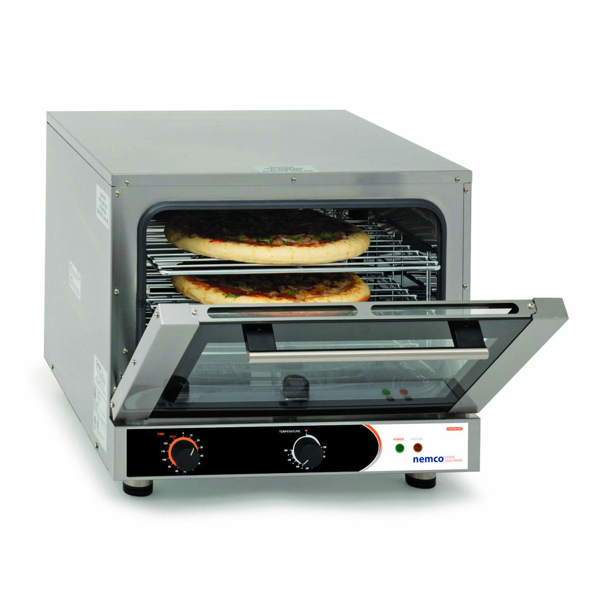 Nemco 120 Volt Half Size 3 Shelf Manual Convection Oven, 23.63 X 28 X 21 Inch