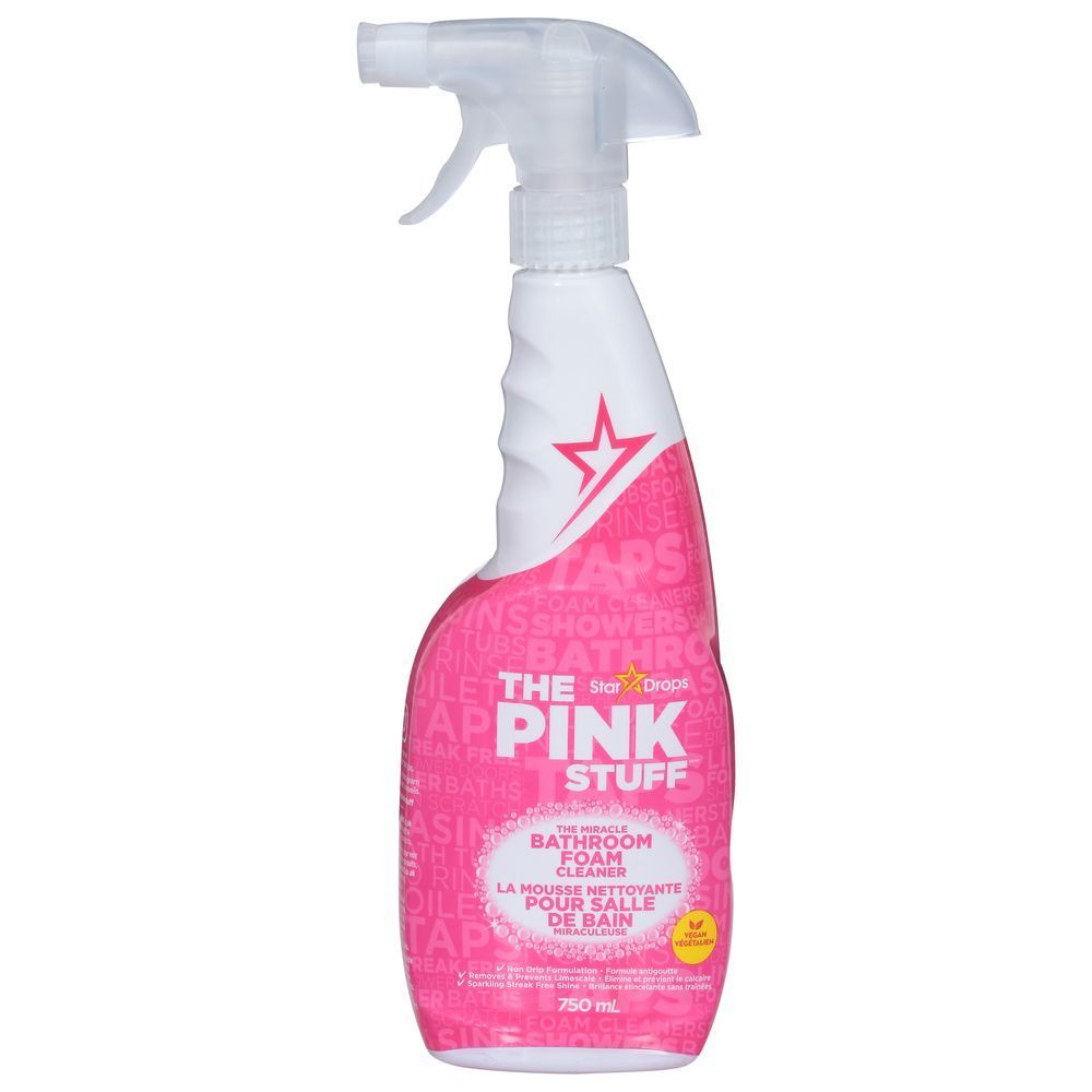 The Pink Stuff Miracle Bathroom Foam Cleaner, 25.4 Fluid Ounce -- 10 Per Case