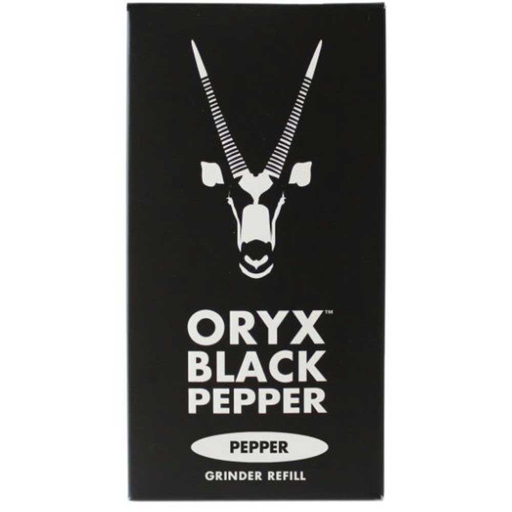 Oryx Black Pepper Grinder, 100 Gram Refill -- 6 Per Case