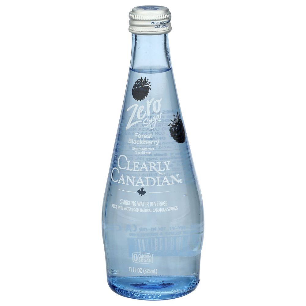 Clearly Canadian Zero Sugar Forest Blackberry Sparkling Water, 11