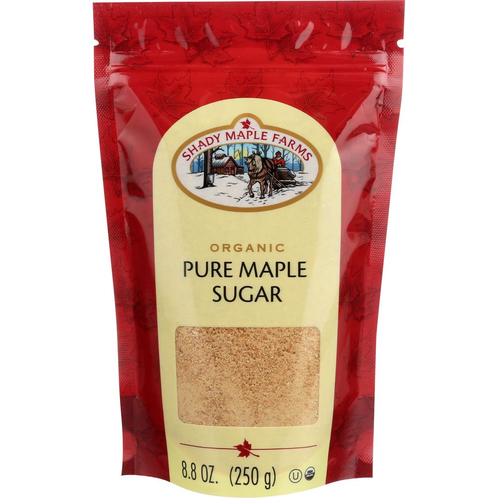 Shady Maple Farms Organic Pure Maple Sugar, 8.8 Ounce -- 8 Per Case