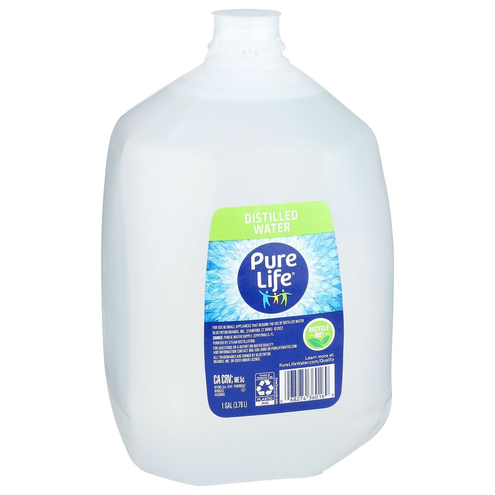 Pure Life Distilled Water, 1 Gallon -- 6 Per Case