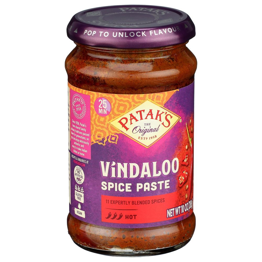 Patak's Vindaloo Spice Paste, 10 Ounce -- 6 Per Case