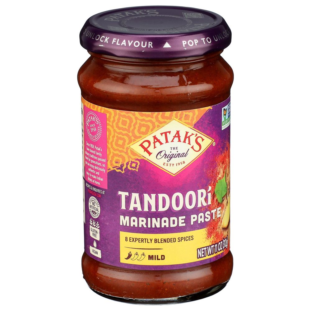Patak's Tandoori Paste, 11 Ounce -- 6 Per Case