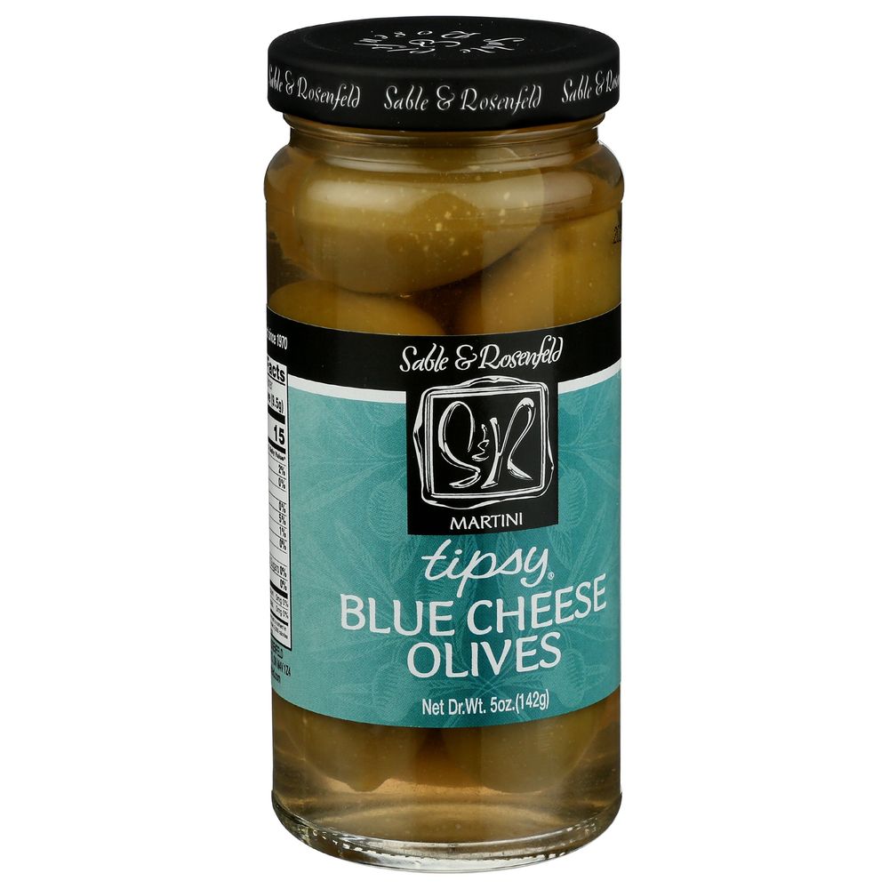 Sable & Rosenfeld Tipsy Blue Cheese Olives, 5 Ounce -- 6 Per Case