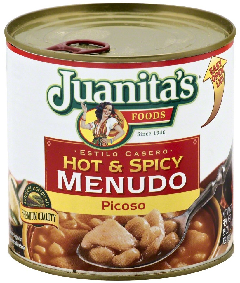 Juanita's Hot And Spicy Menudo, 25 Ounce -- 12 Per Case