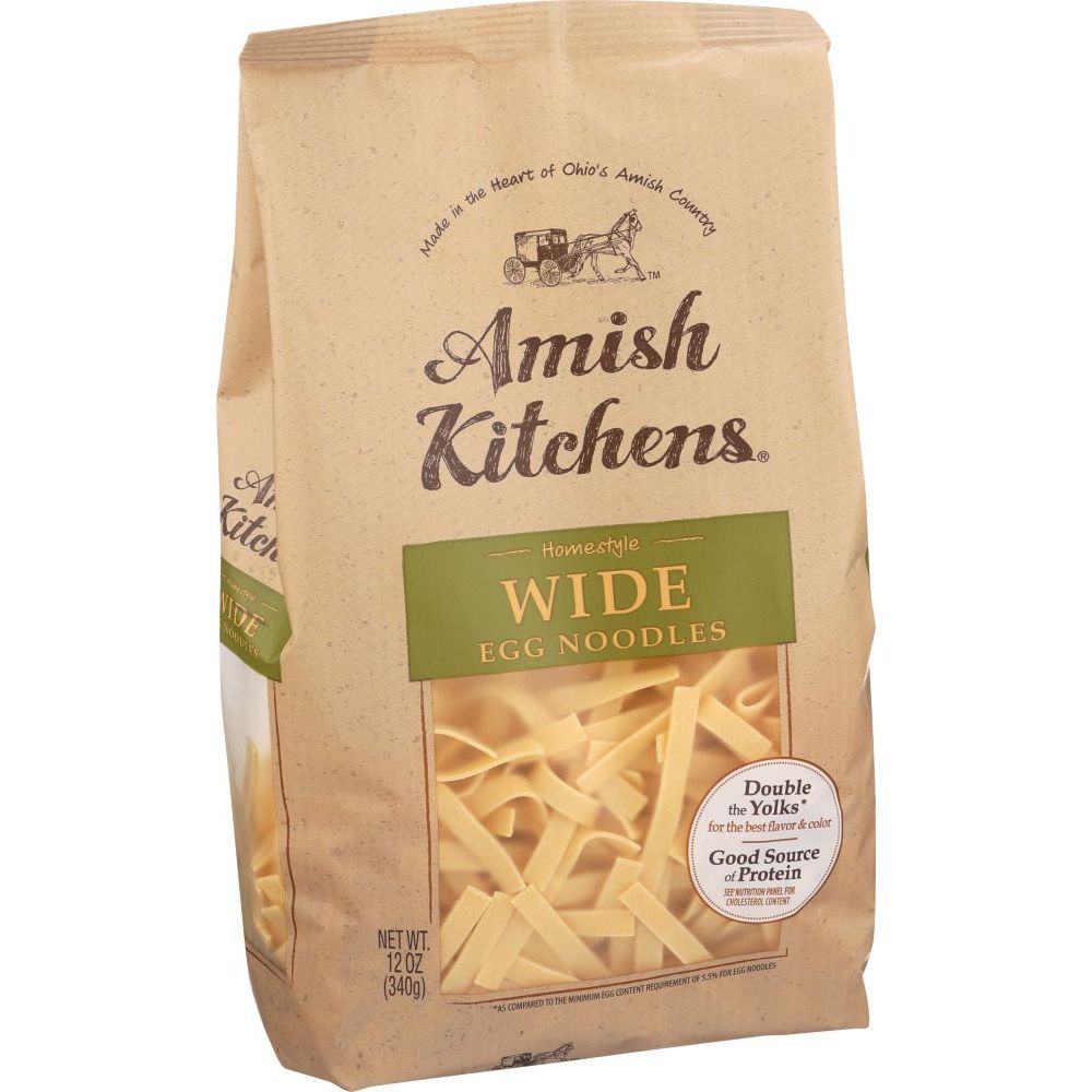 Amish Kitchens Wide Egg Noodles, 12 Ounce -- 12 Per Case