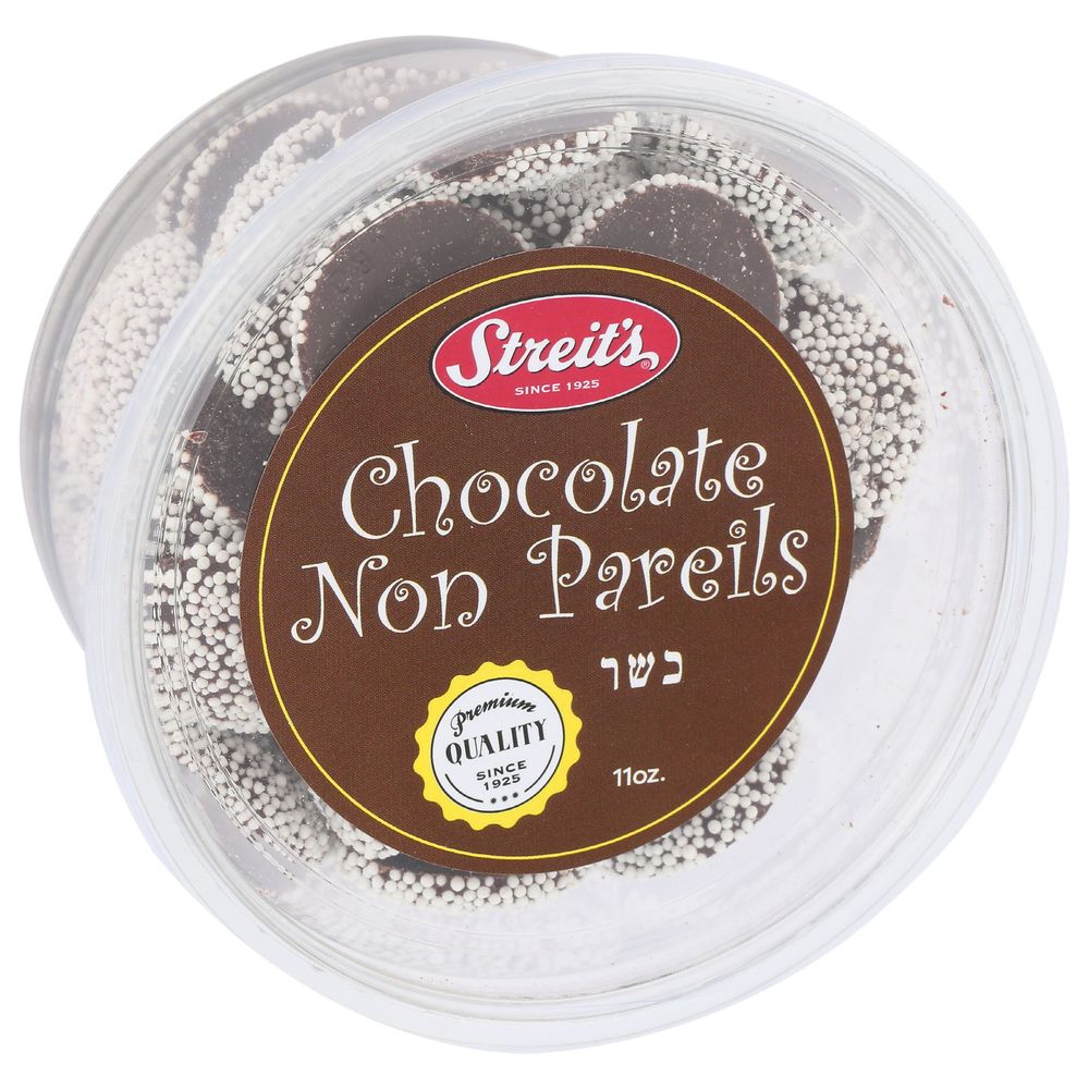 Streit's Chocolate Non Pareils, 11 Ounce -- 6 Per Case