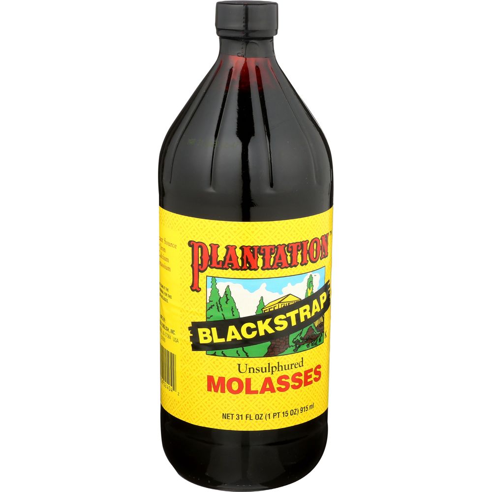 Plantation Blackstrap Unsulphured Molasses, 31 Ounce -- 3 Per Case