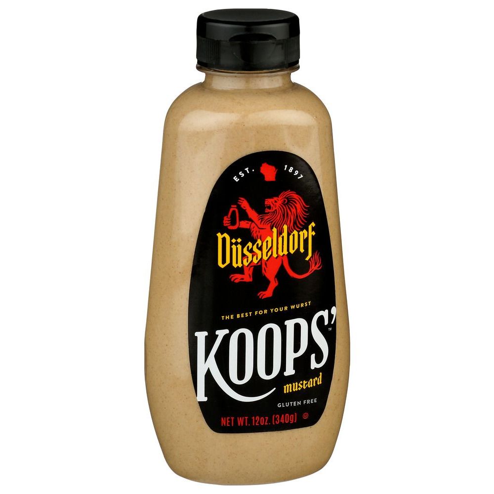 Koops' Dusseldorf Mustard, 12 Ounce -- 12 Per Case
