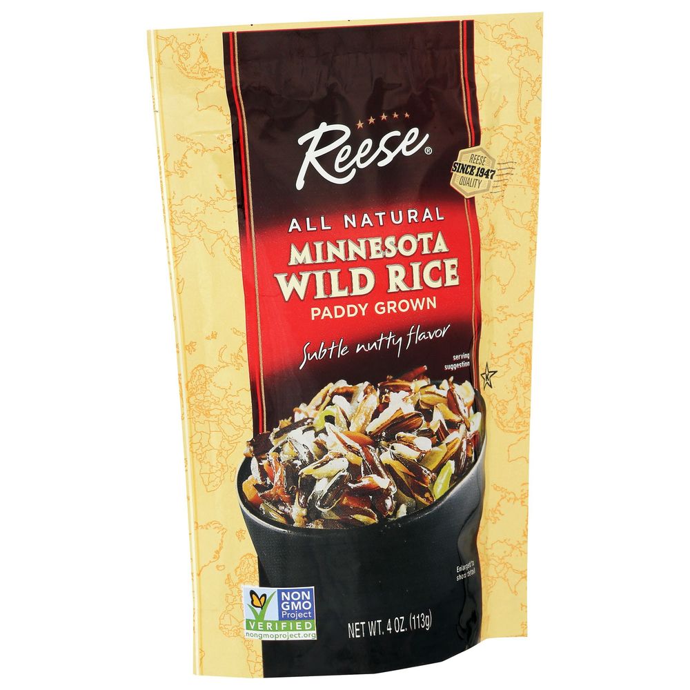 Reeses All Natural Paddy Grown Minnesota Wild Rice, 4 Ounce -- 12 Per Case