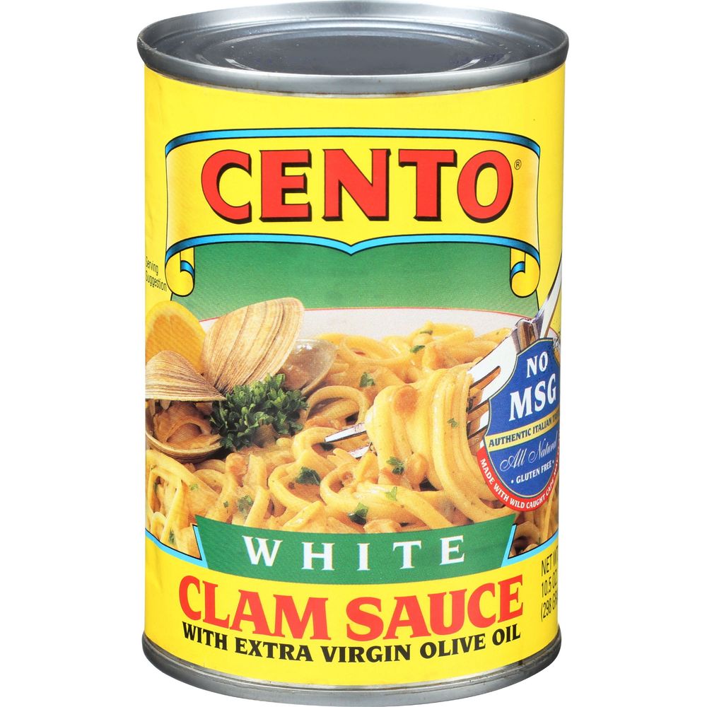 Cento White Clam Sauce With Extra Virgin Olive Oil, 10.5 Ounce -- 6 Per Case