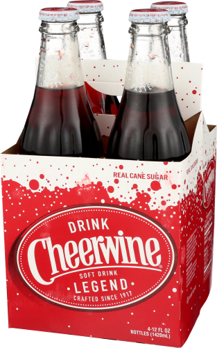 Cheerwine Soda, 4 Count -- 6 Per Case