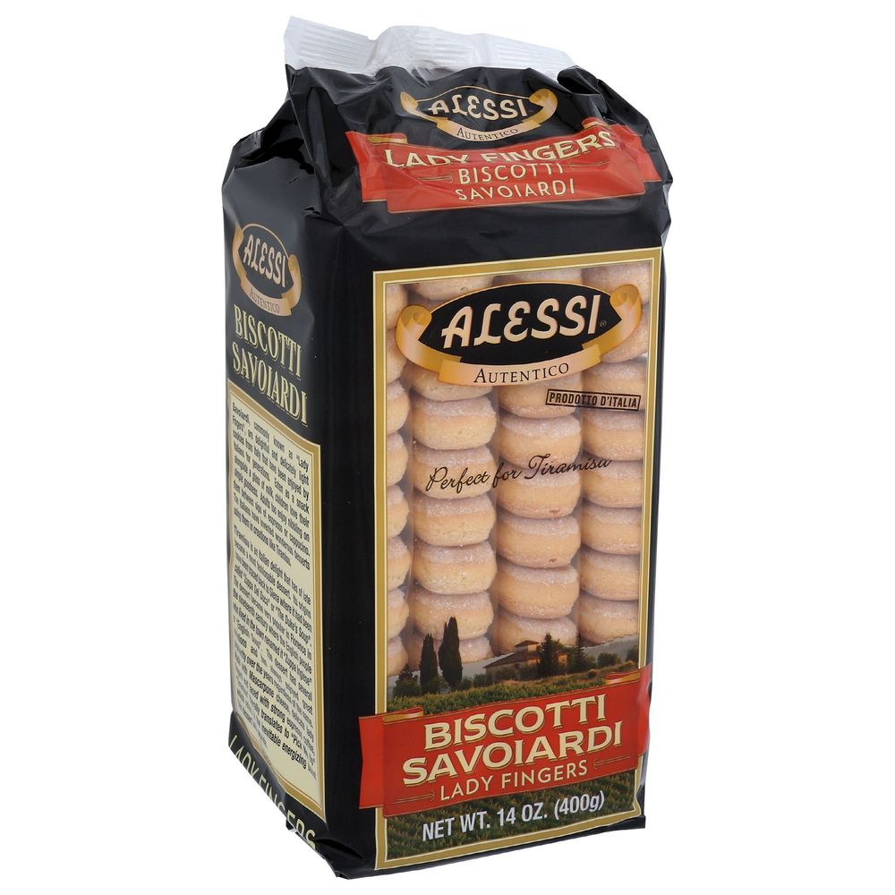 Alessi Lady Fingers Biscotti Savoiardi Cookies, 14 Ounce -- 10 Per Case
